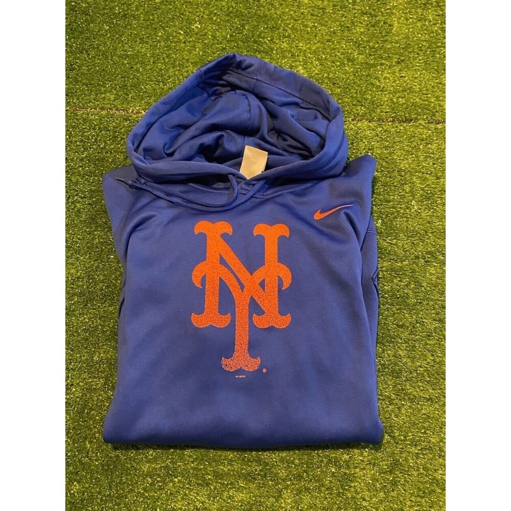 Nike Blue and Orange Hoodie